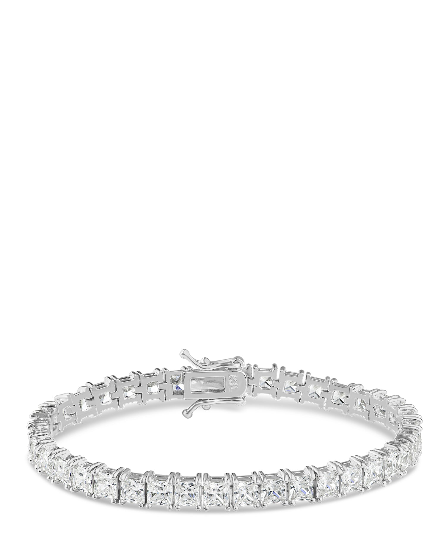 Classic Princess Cut Tennis Bracelet