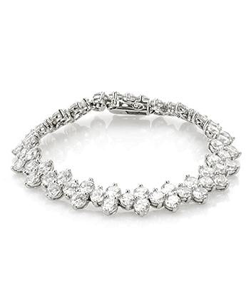 Round CZ Statement Bracelet