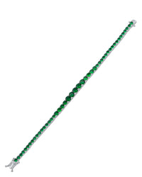 Round Graduated CZ Bracelet