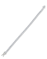 Heart CZ Tennis Bracelet