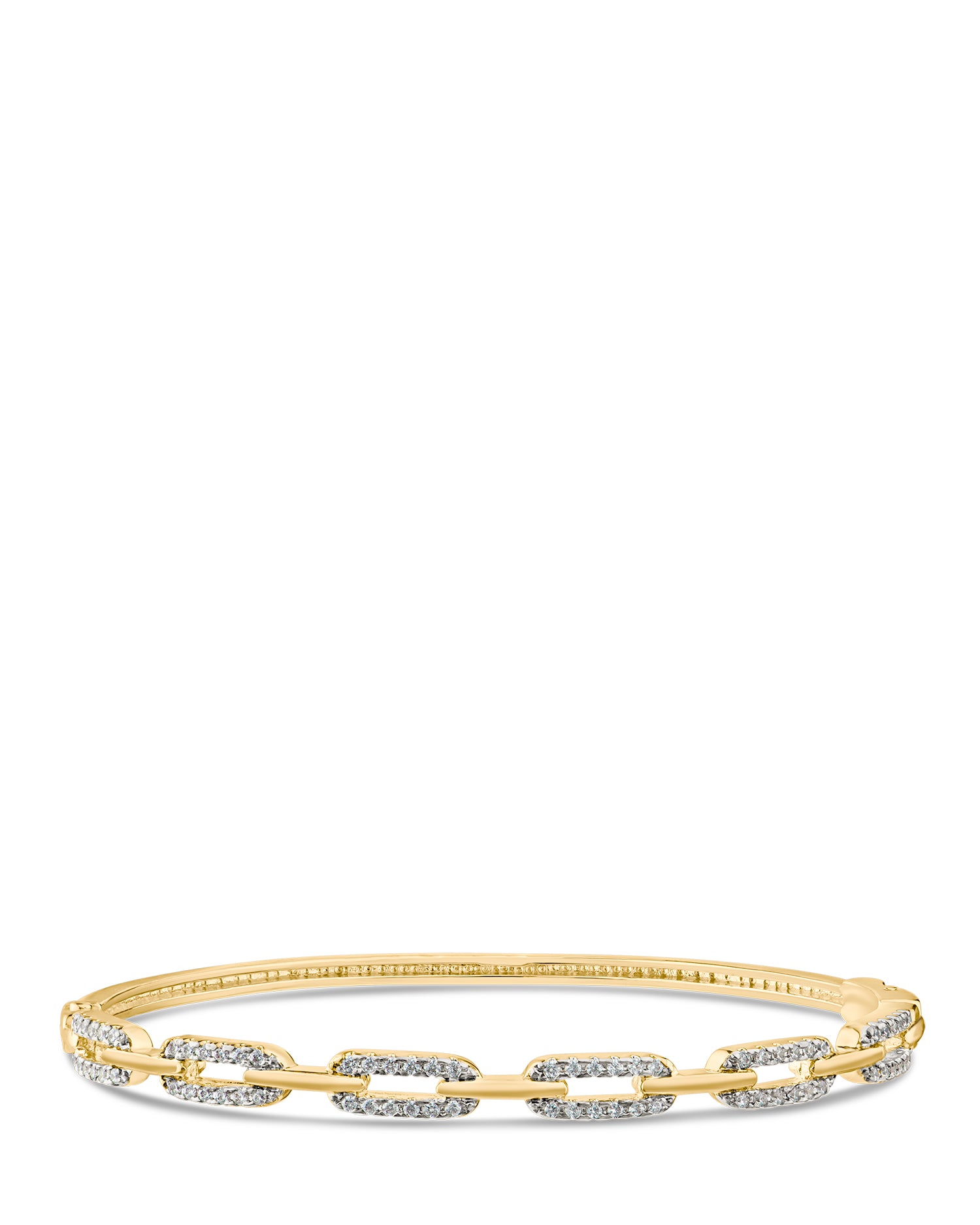 Pave Link Bangle