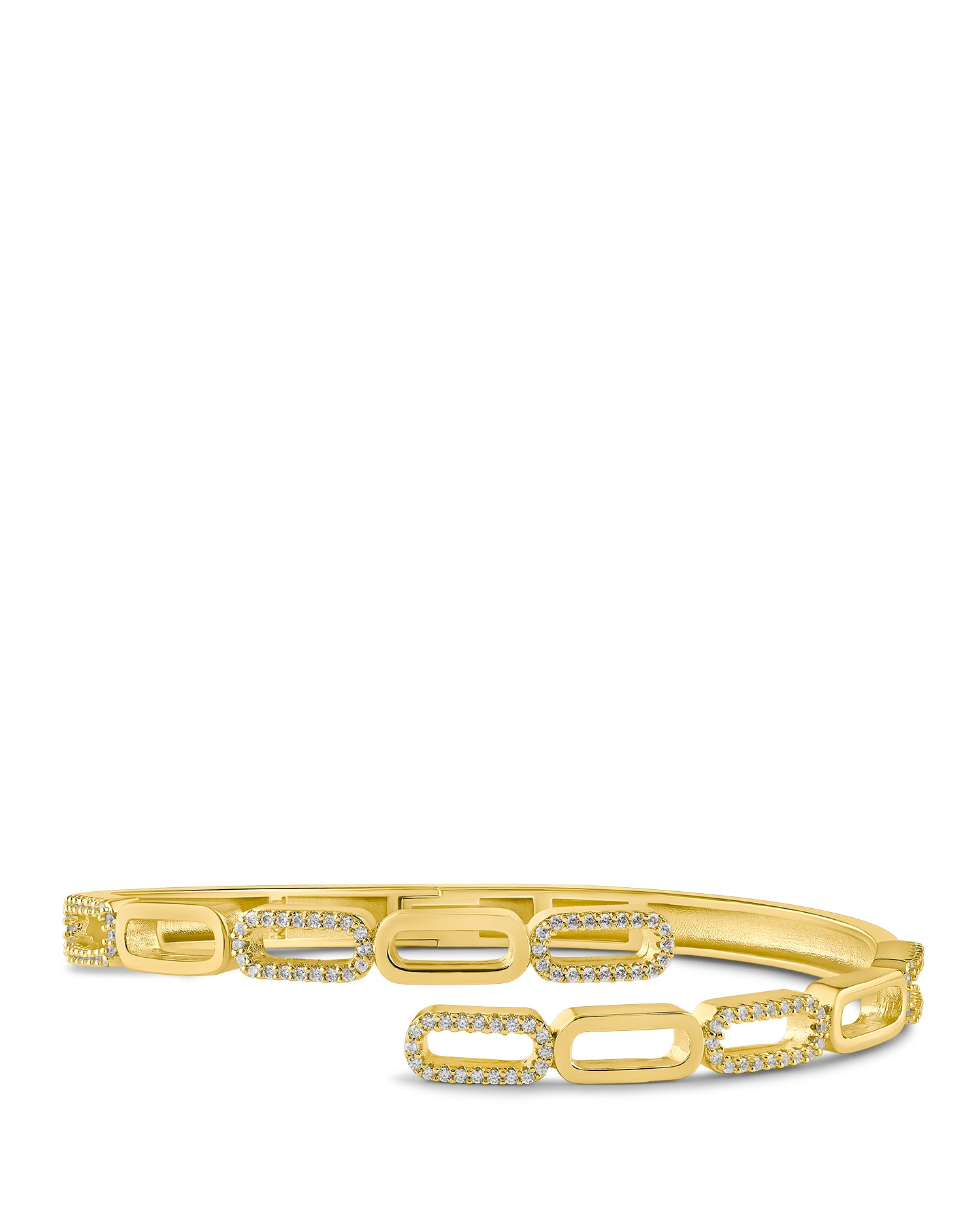 Open Link CZ Bangle