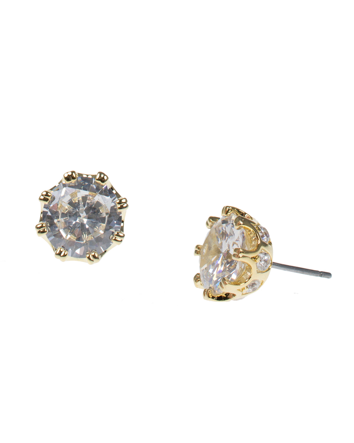 Crown Diamond Simulant Studs