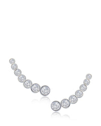 Round Graduated Drop Earrings