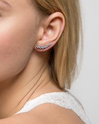 Round Graduated Drop Earrings