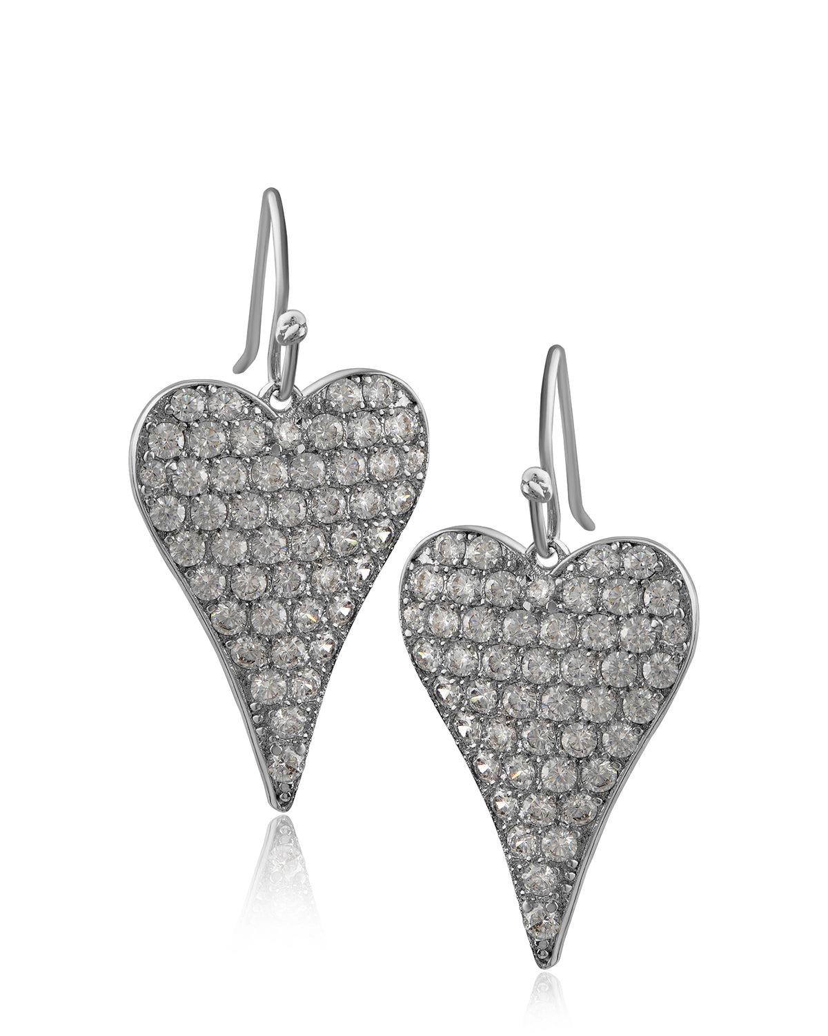 Heart Drop Earrings
