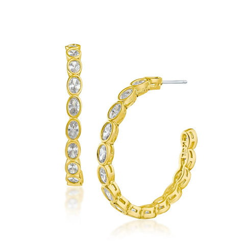 Triple Multi Shape Hoop Earrings