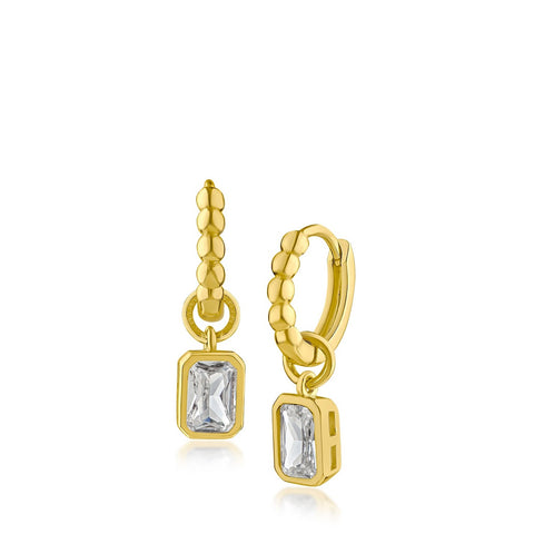 Triple Multi Shape Hoop Earrings