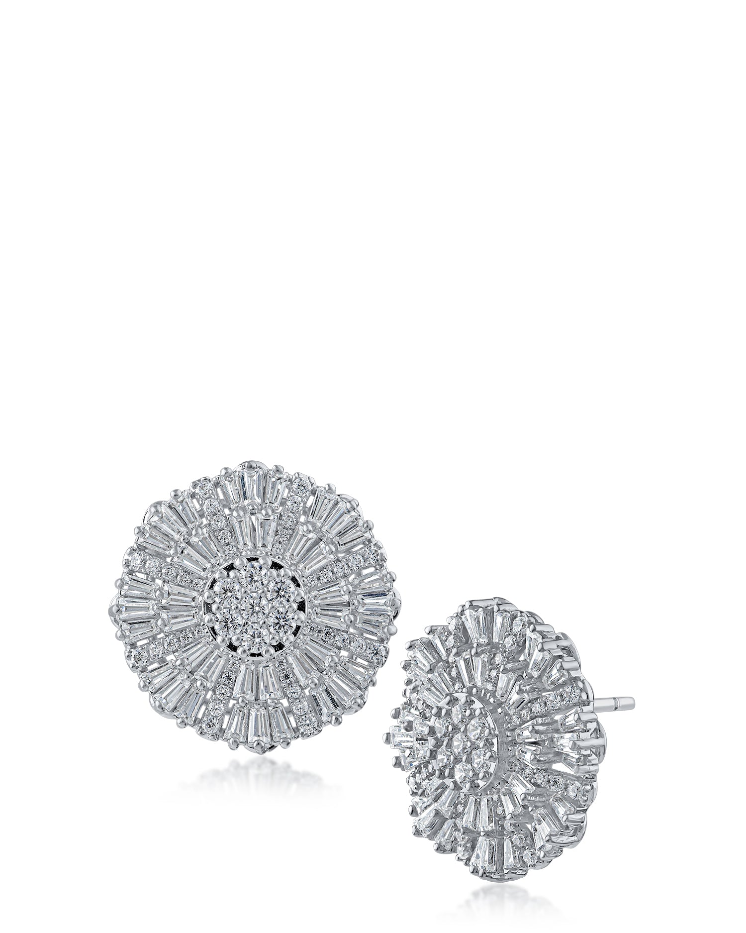 Baguette Starburst Earrings