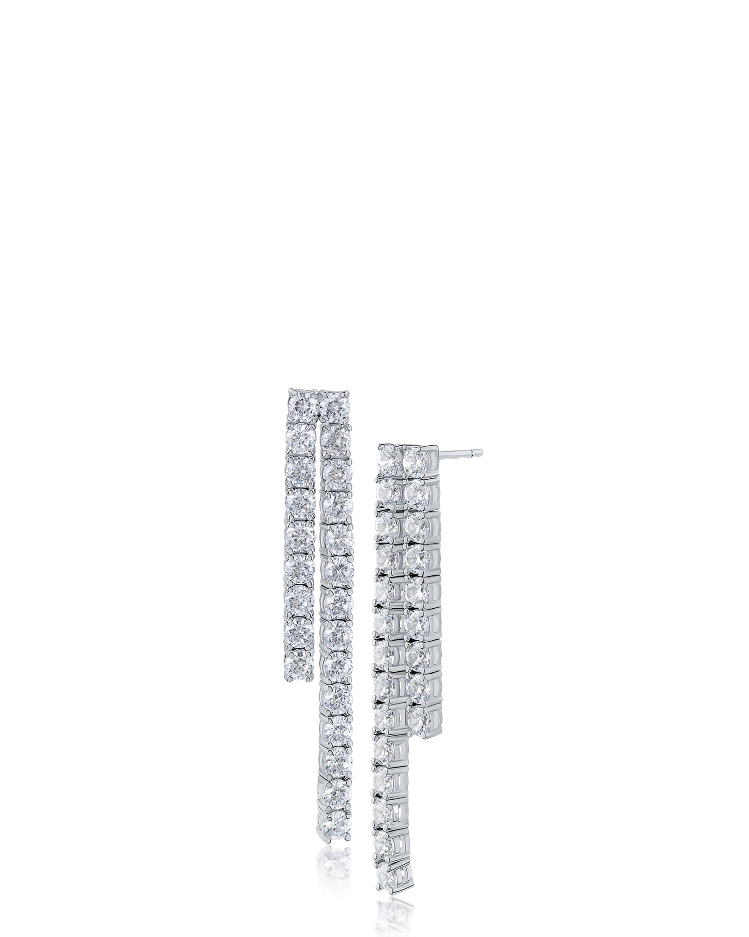 Double Stranded Drop Earrings