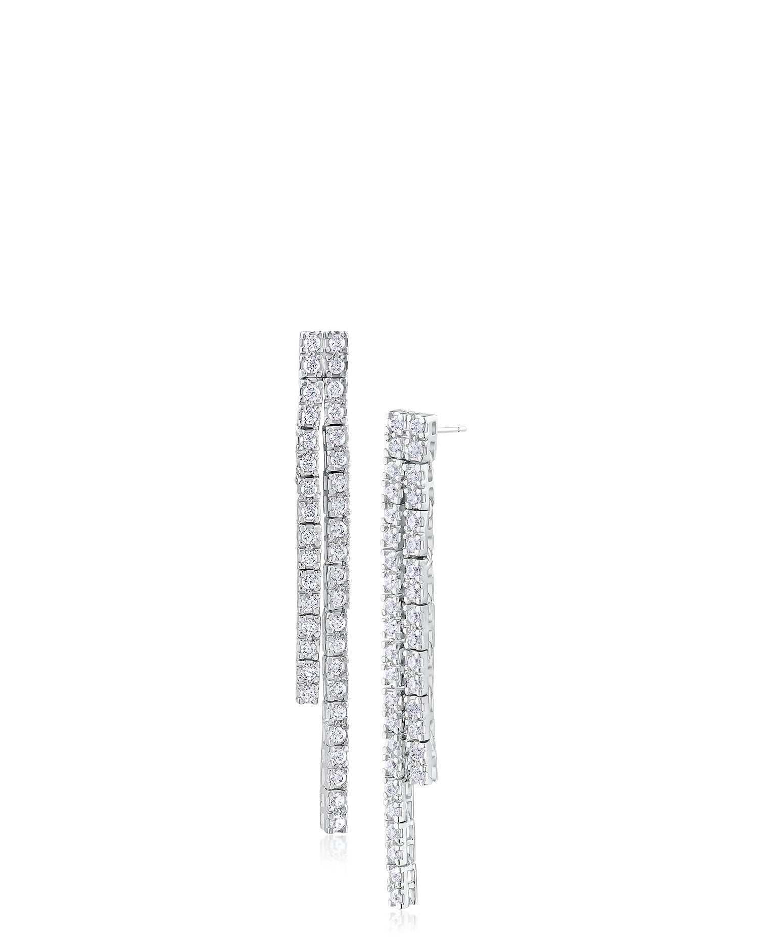 Pave Fringe Earrings