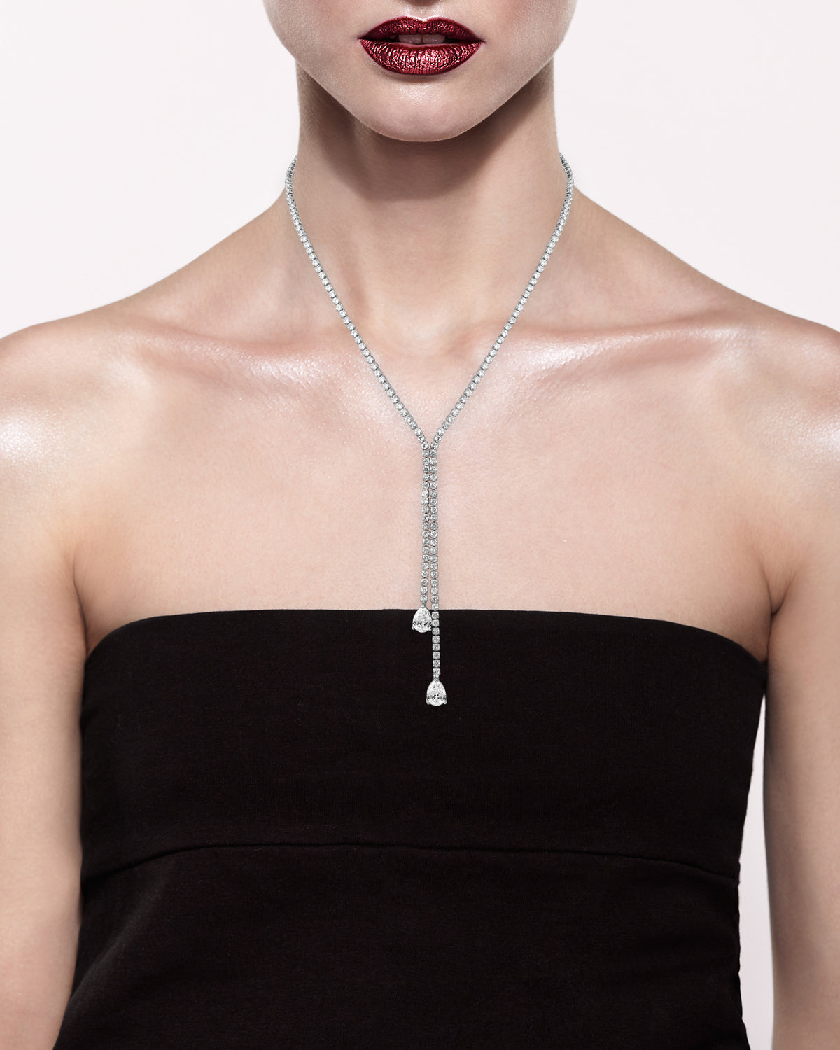 Double Drop Y-Necklace
