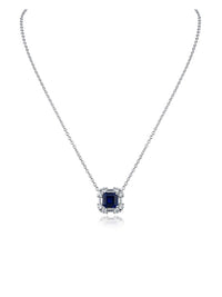 Asscher CZ Pendant