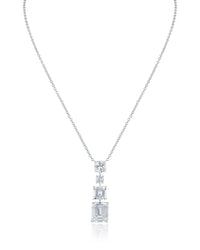 Multi CZ Pendant Necklace