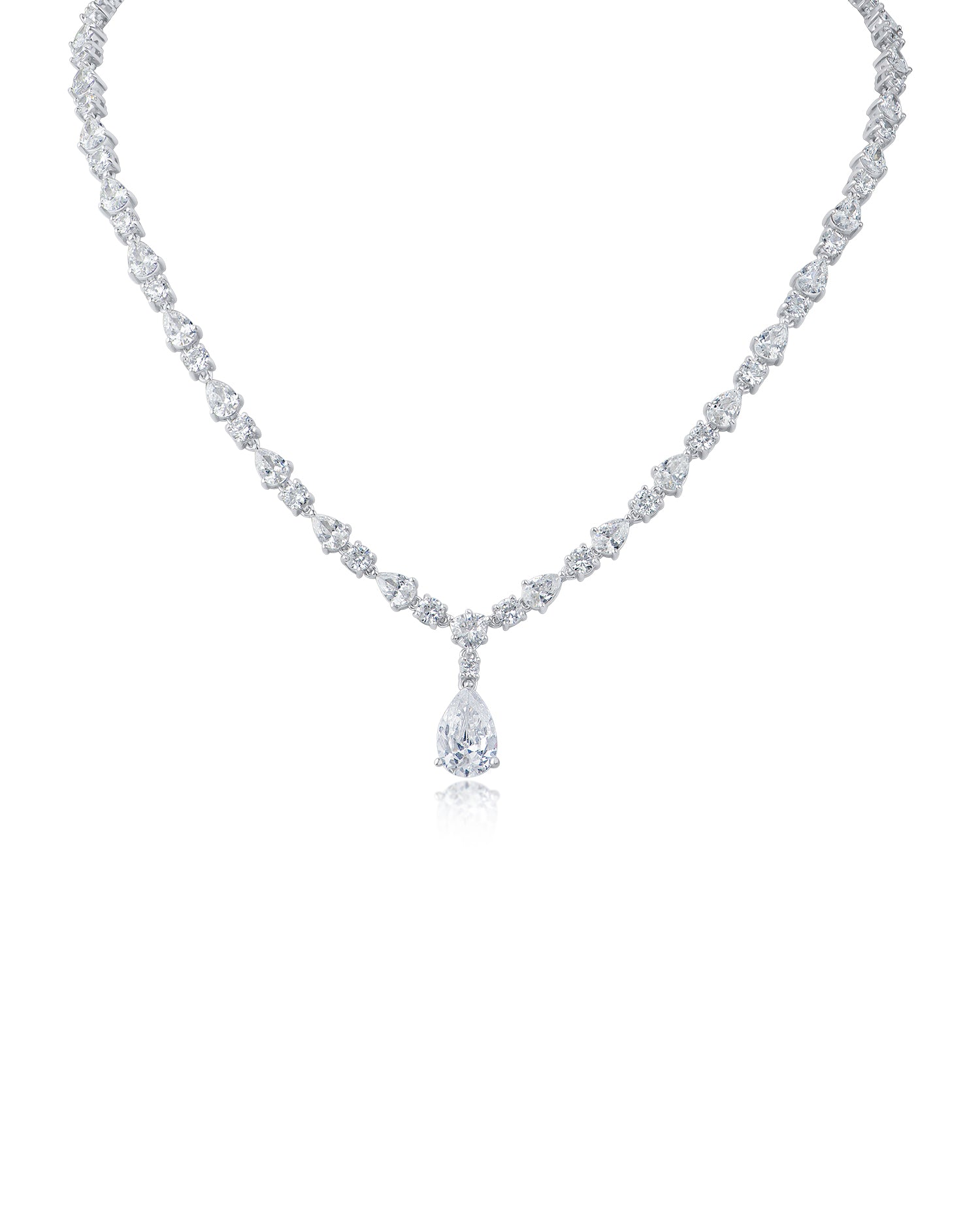 Multi CZ Collar Necklace