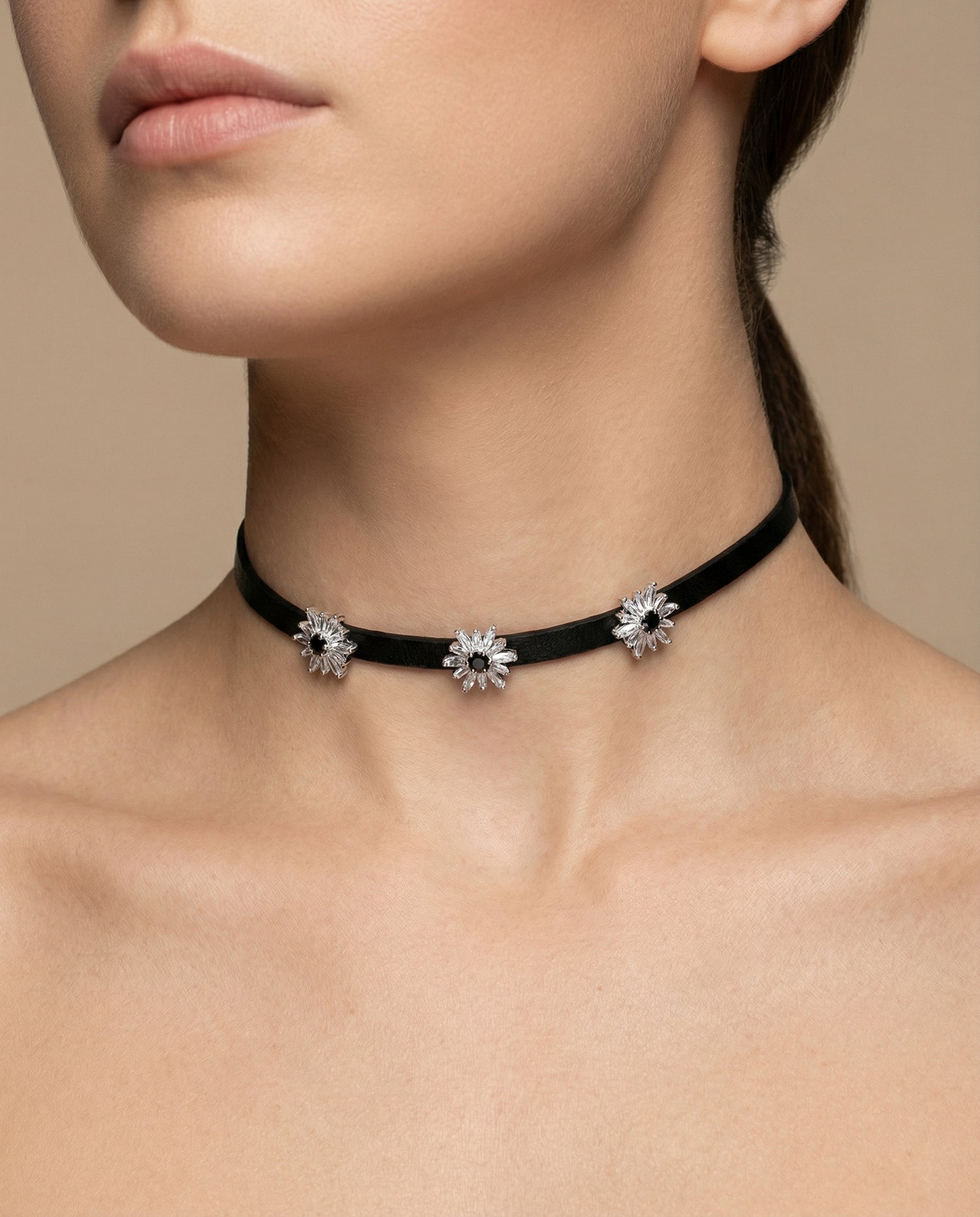 Baguette Starburst Choker