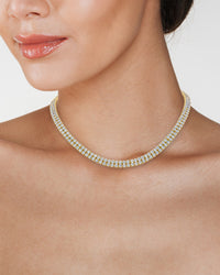 Double Row Collar Necklace