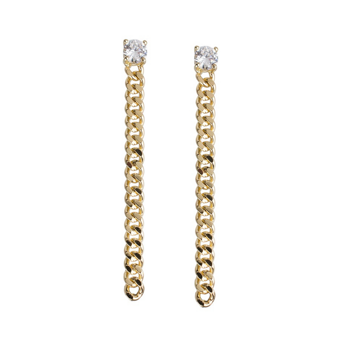 Dainty Chain Dangle Earrings