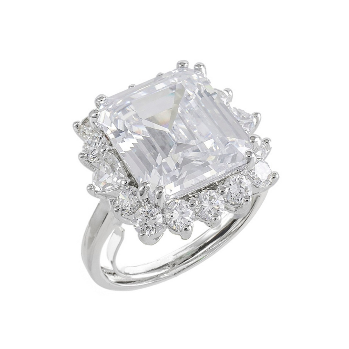 Asscher Cut  Ring