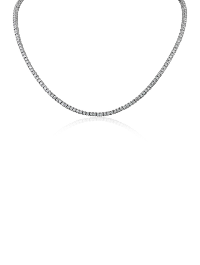 2mm Round Tennis Necklace – CZ by Kenneth Jay Lane