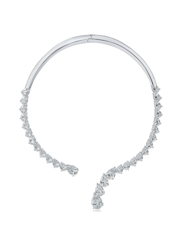 Cz collar necklace store