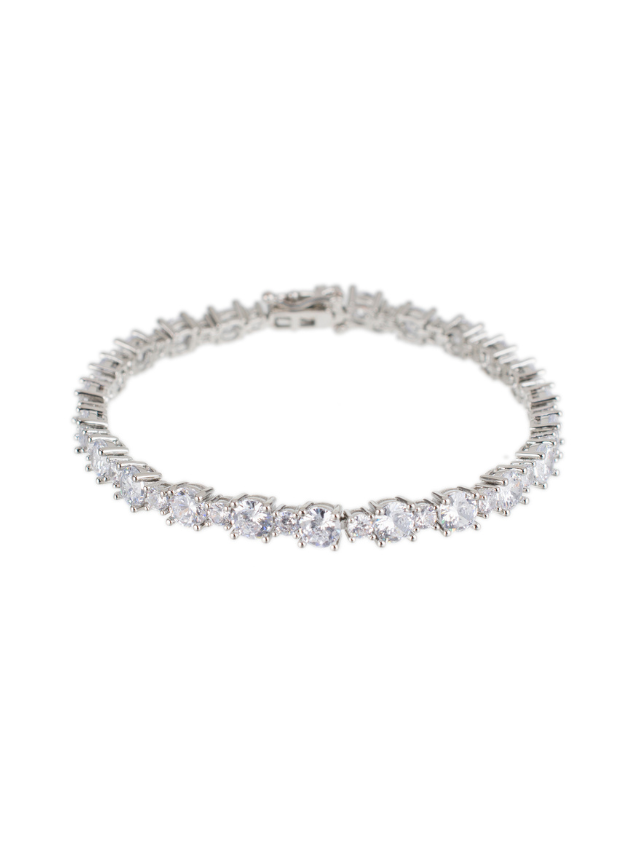 Round Stone Tennis Bracelet