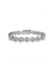 Round and Marquise CZ Bracelet