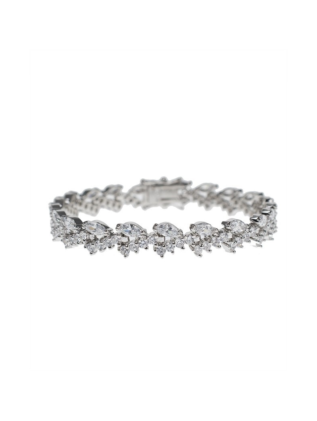 Round and Marquise CZ Bracelet