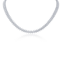 Alternating Marquise CZ Necklace