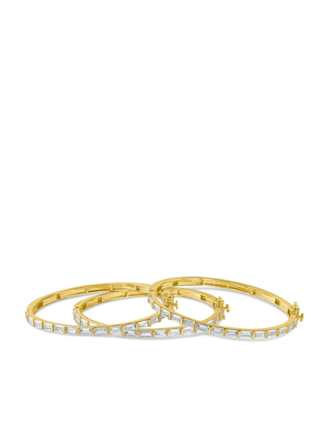 Baguette CZ Bangle Set