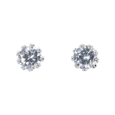 Black Luxe Round Stud