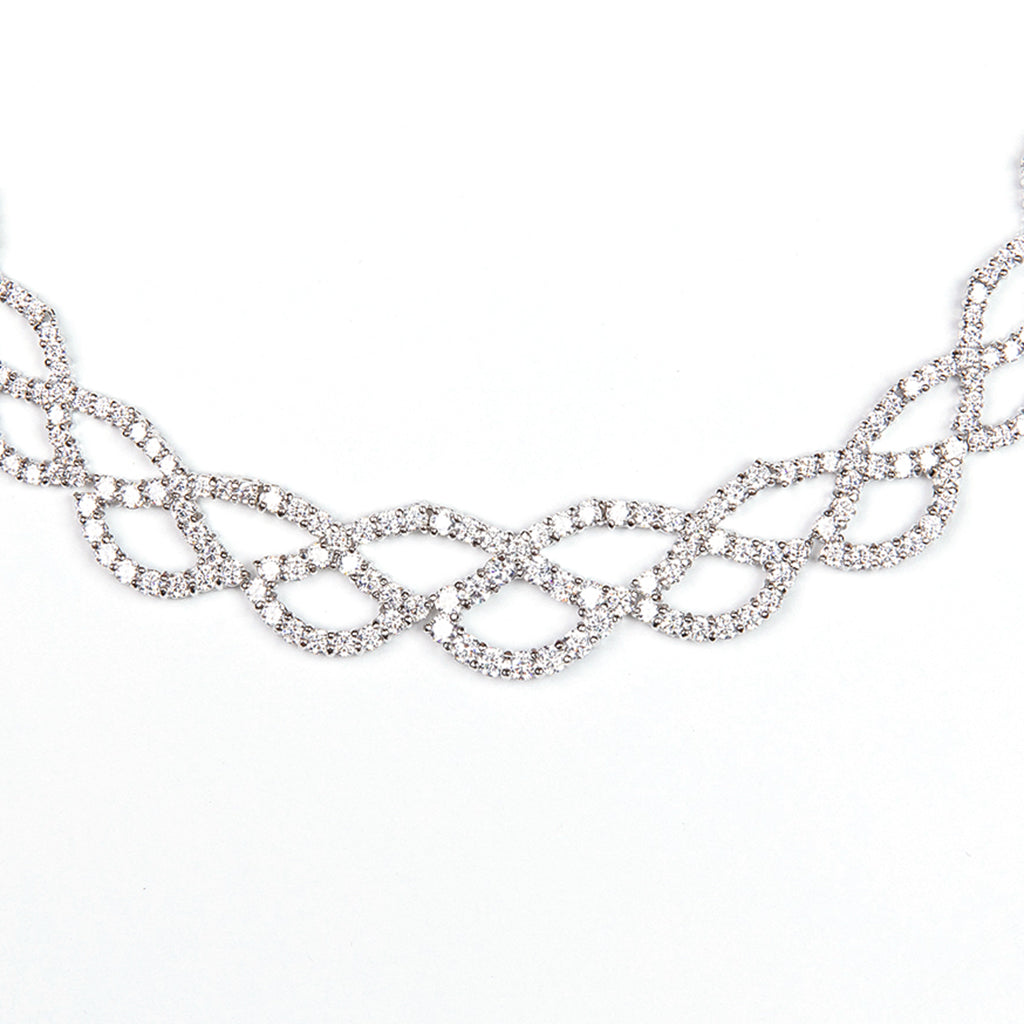 Round Loop Design Collar Necklace