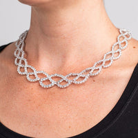 Round Loop Design Collar Necklace
