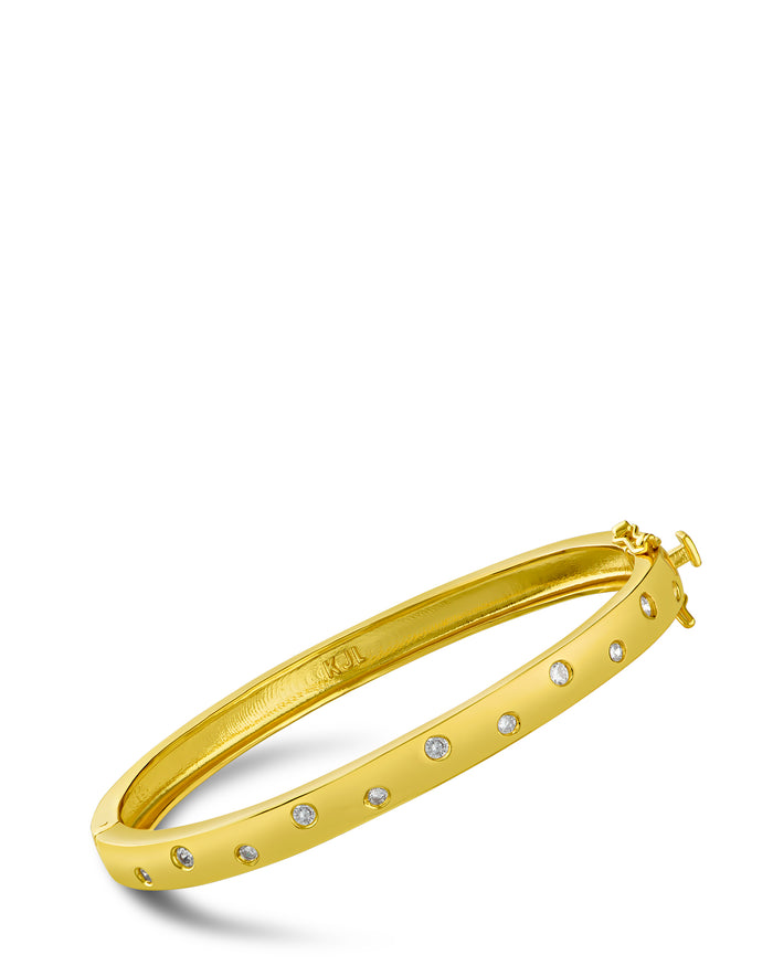 Scattered CZ Bangle