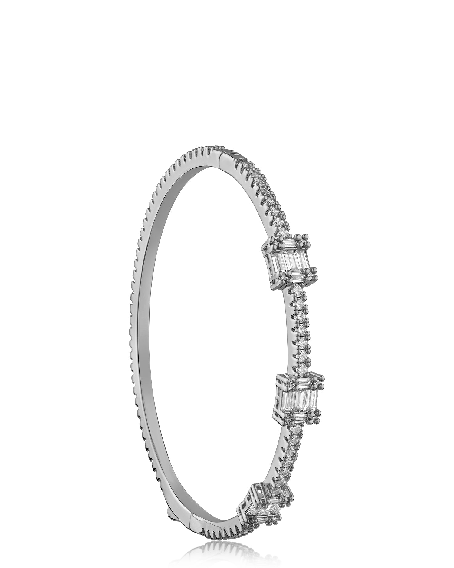 Baguette CZ Bangle