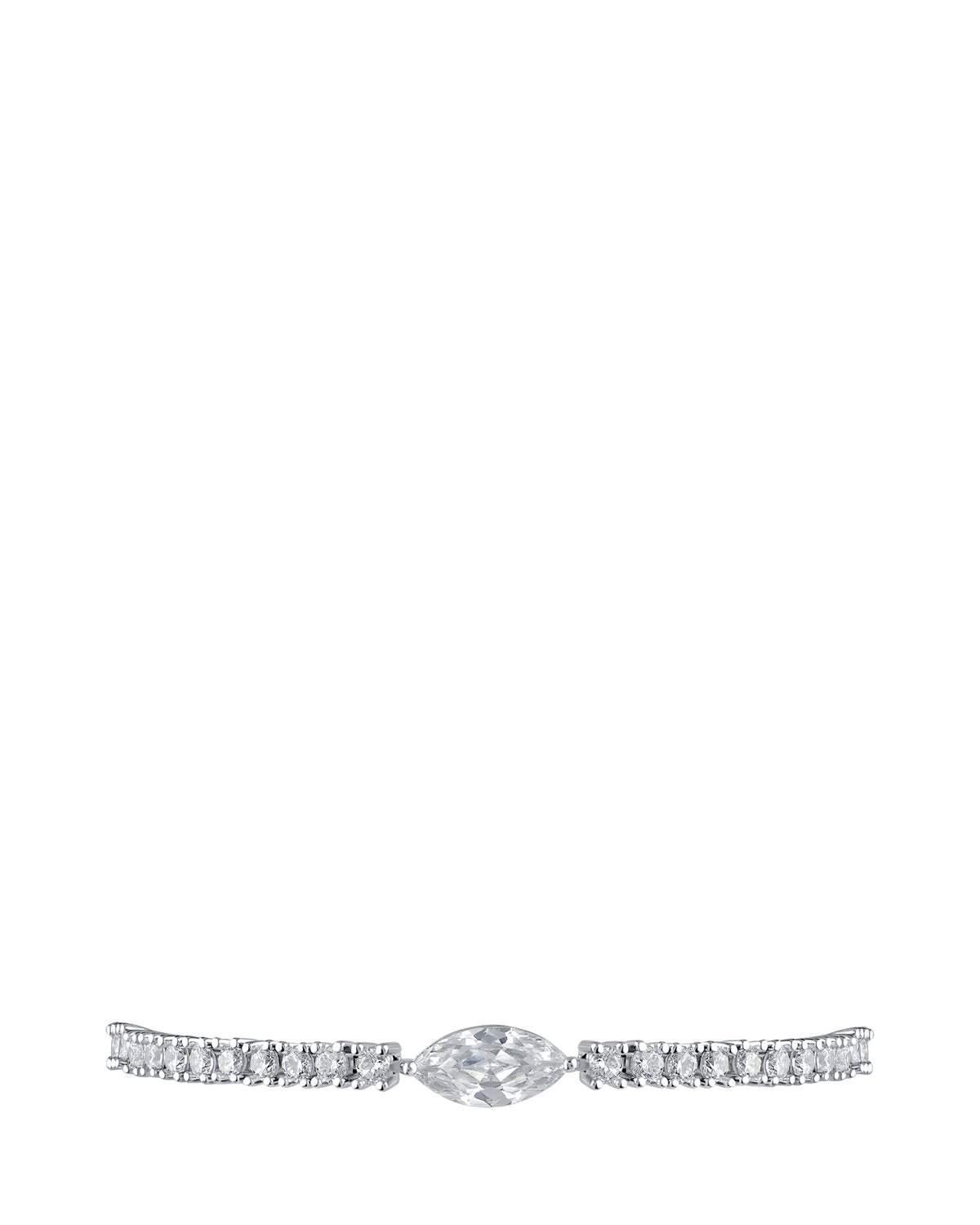 Round and Marquise CZ Bracelet