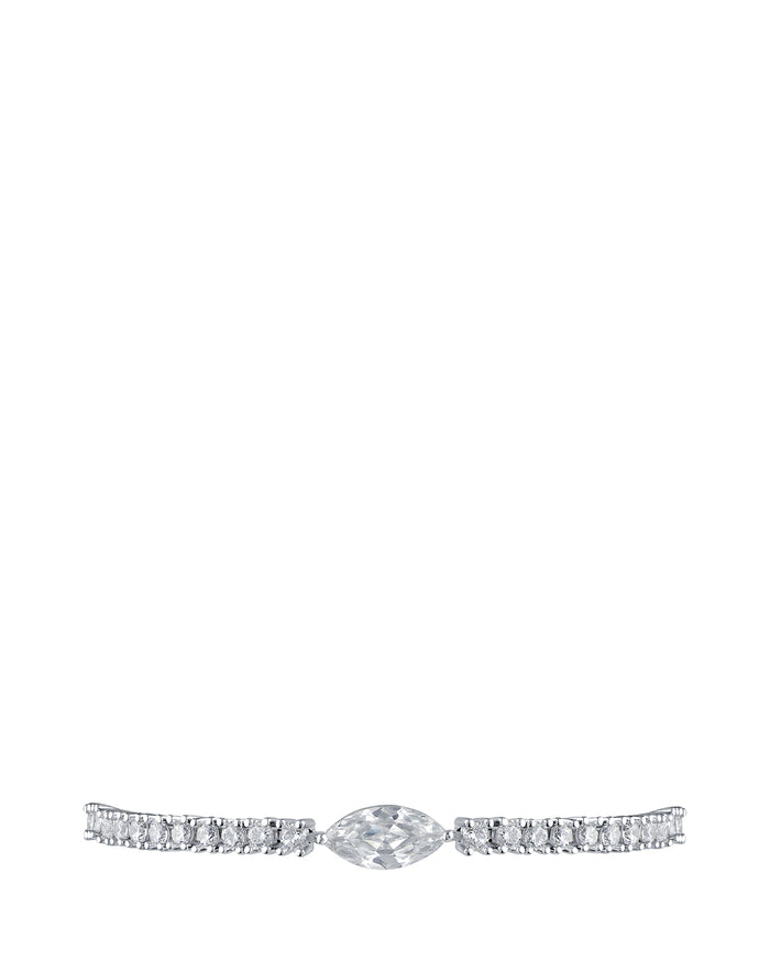 Round and Marquise CZ Bracelet