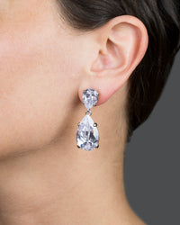 Statement Pear Drop Earrings