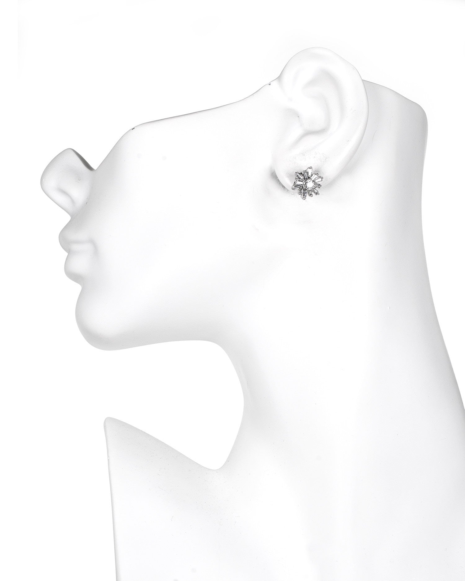 Baguette Starburst Studs