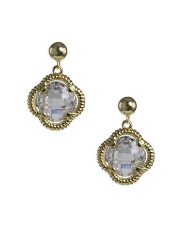 Marquise Cluster and Pear Drop Necklace