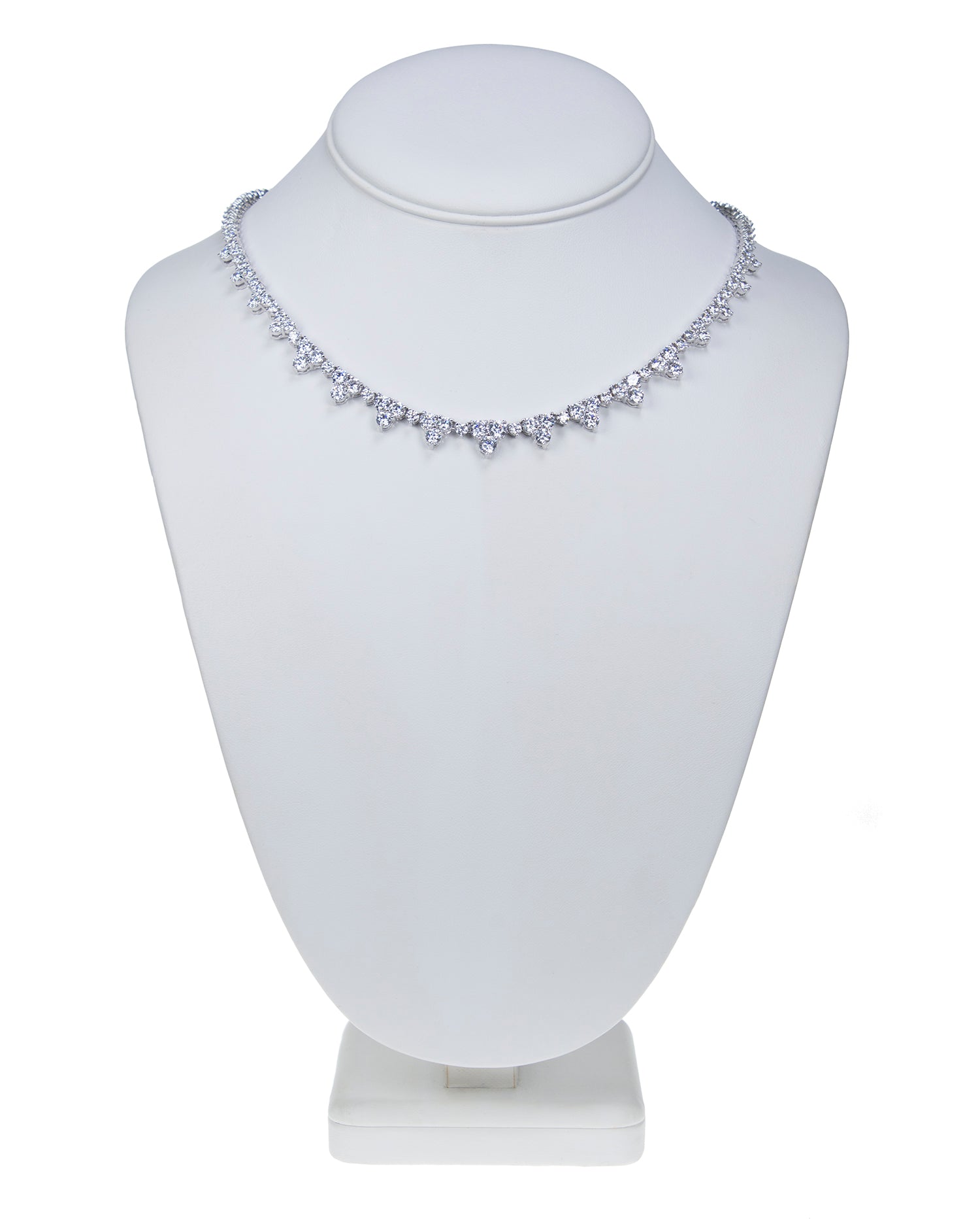 Triple Cluster Necklace