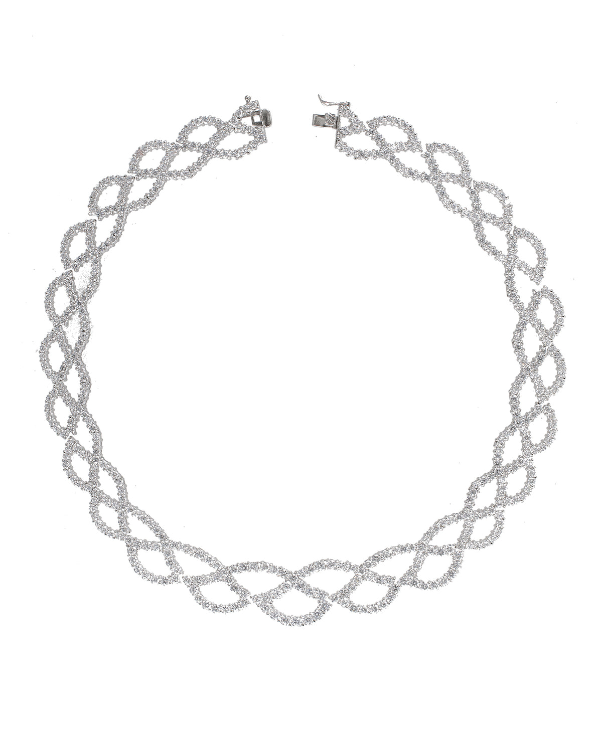 Round Loop Design Collar Necklace