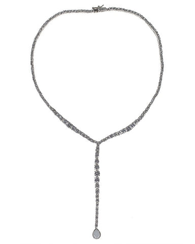 Canary CZ Pear Drop Earrings