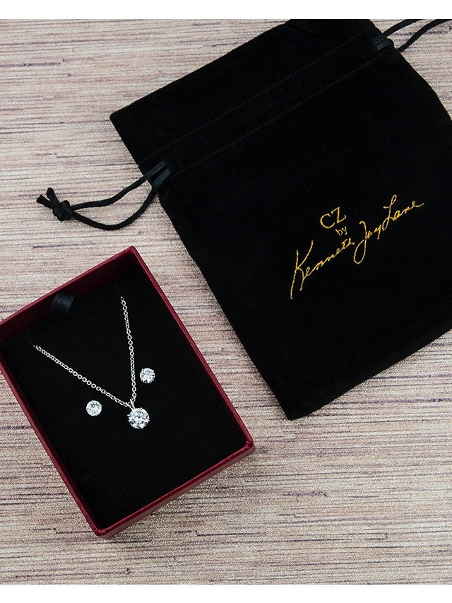 Round Cubic Zirconia Set