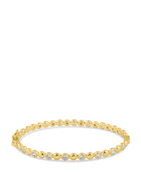 Round and Metal Alternating Bangle