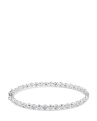 Round and Metal Alternating Bangle