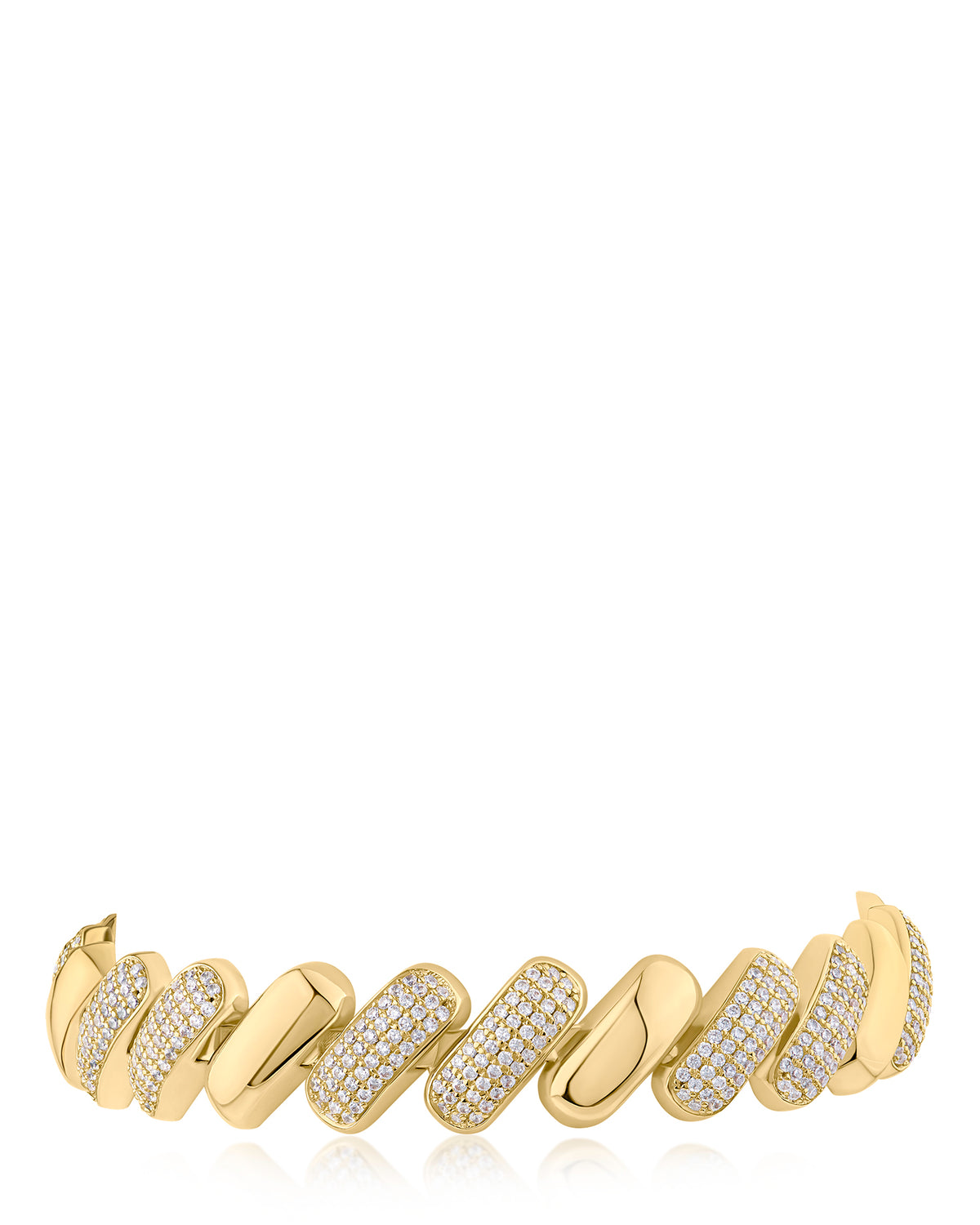 Pavé Twist Link Bracelet