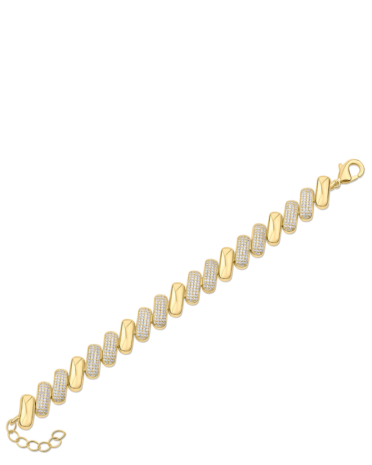 Pavé Twist Link Bracelet
