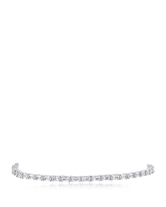 Thin Baguette Tennis Bracelet
