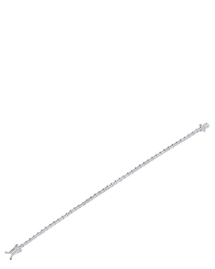 Thin Baguette Tennis Bracelet